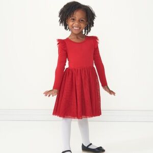 Little Sleepies Red Kids Dress